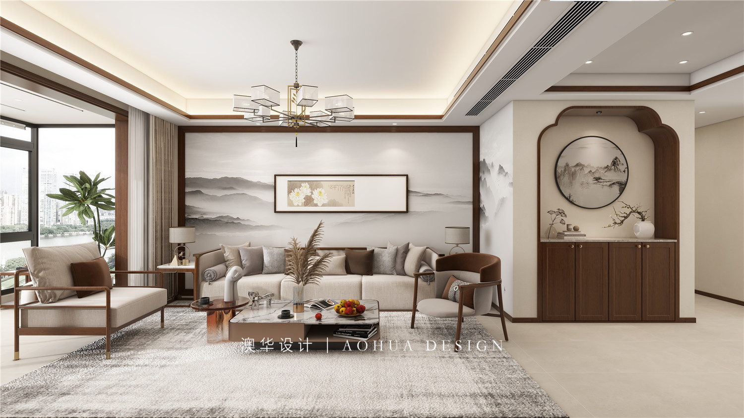 首地云夢臺168㎡新中式