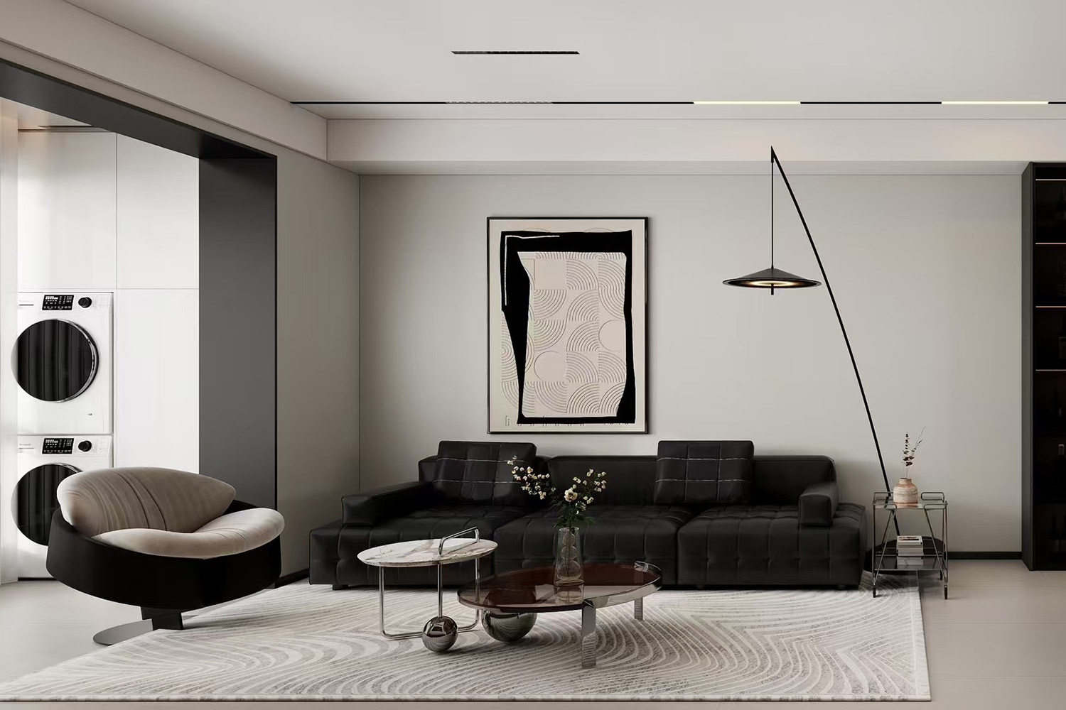 華僑城歡樂天際裝修,現代極簡