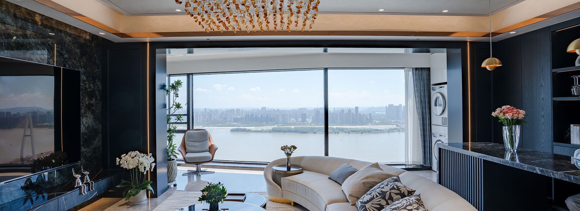 招商江山風華裝修,意式輕奢風