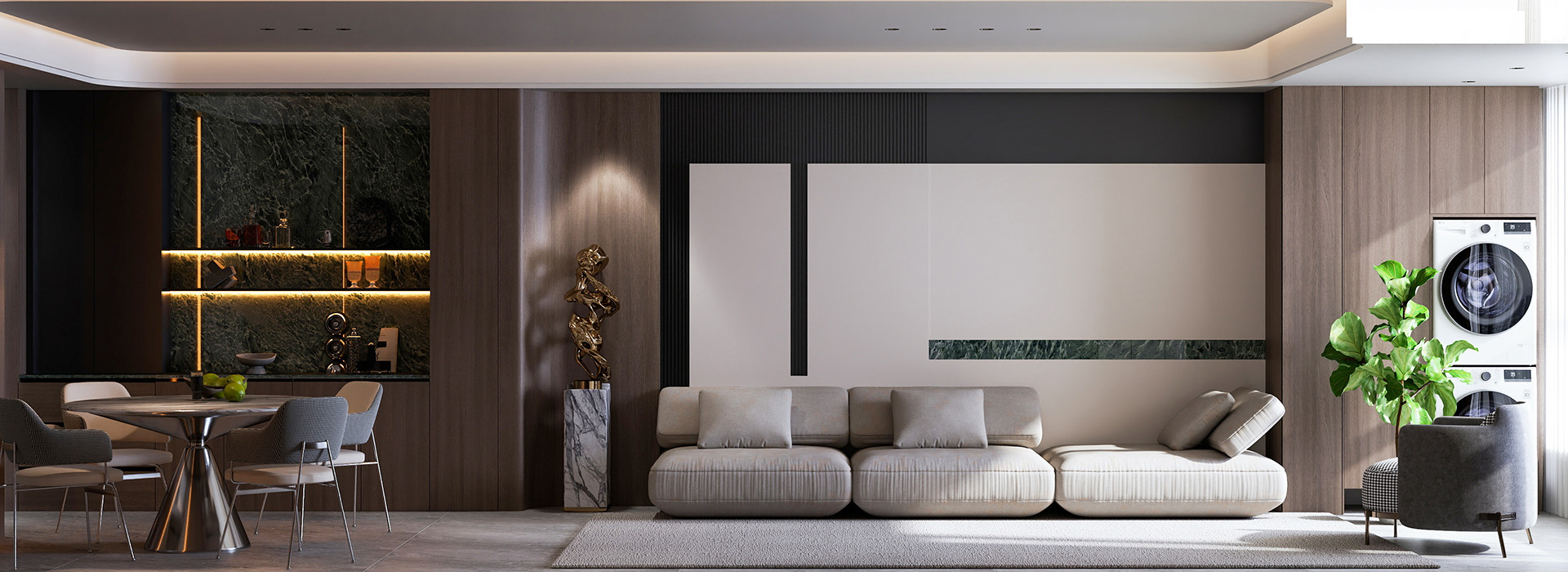 武漢潤(rùn)府裝修,意式輕奢風(fēng)格