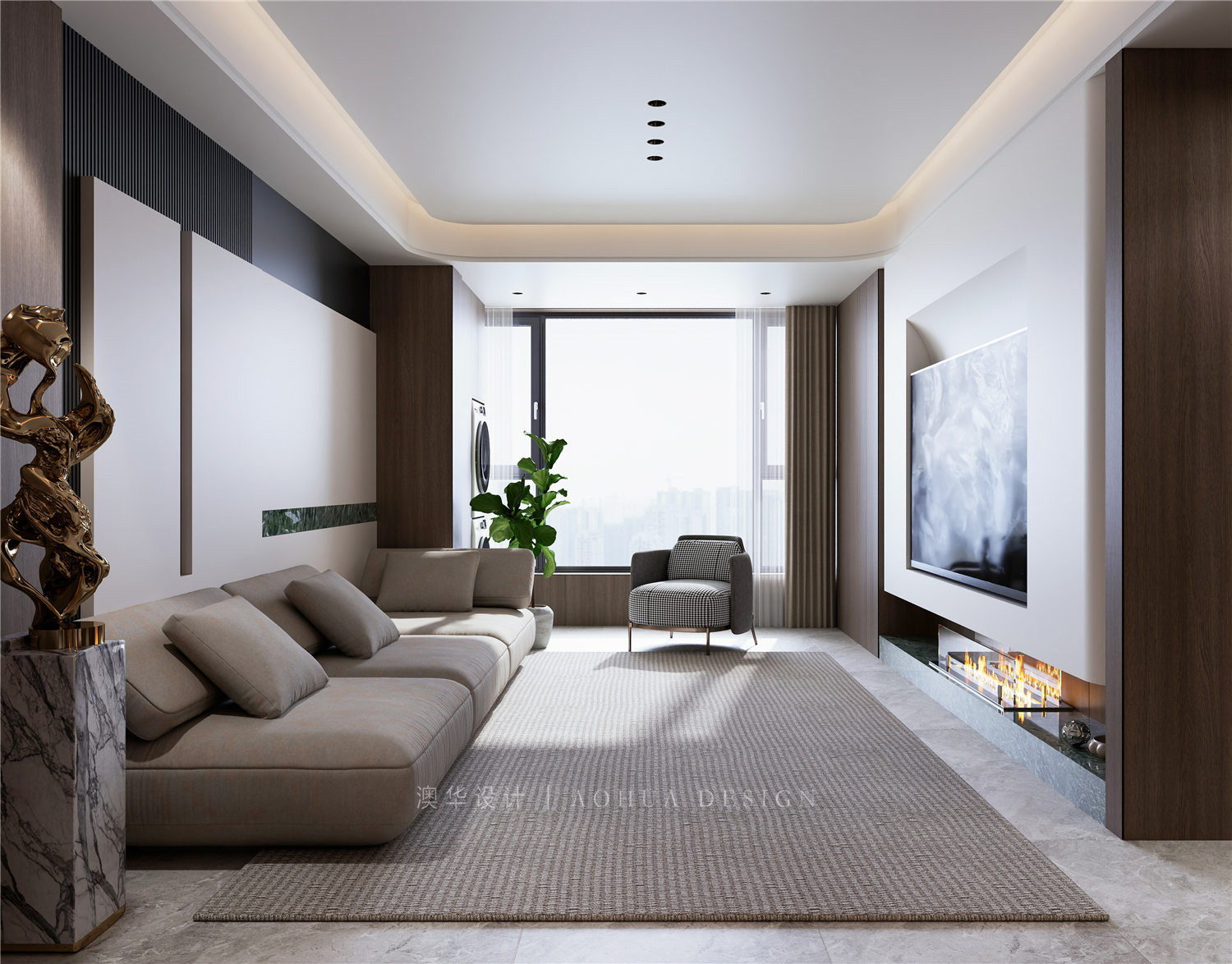 武漢潤(rùn)府裝修,意式輕奢風(fēng)格