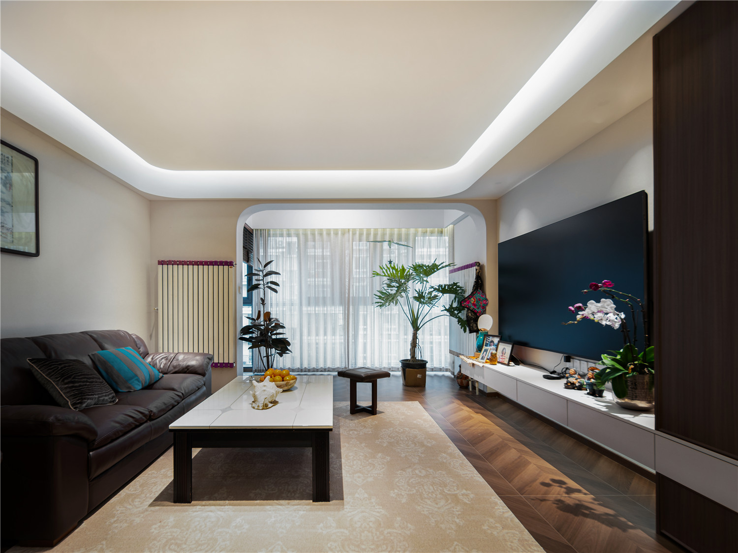 同馨花園二期裝修,現代中古風格