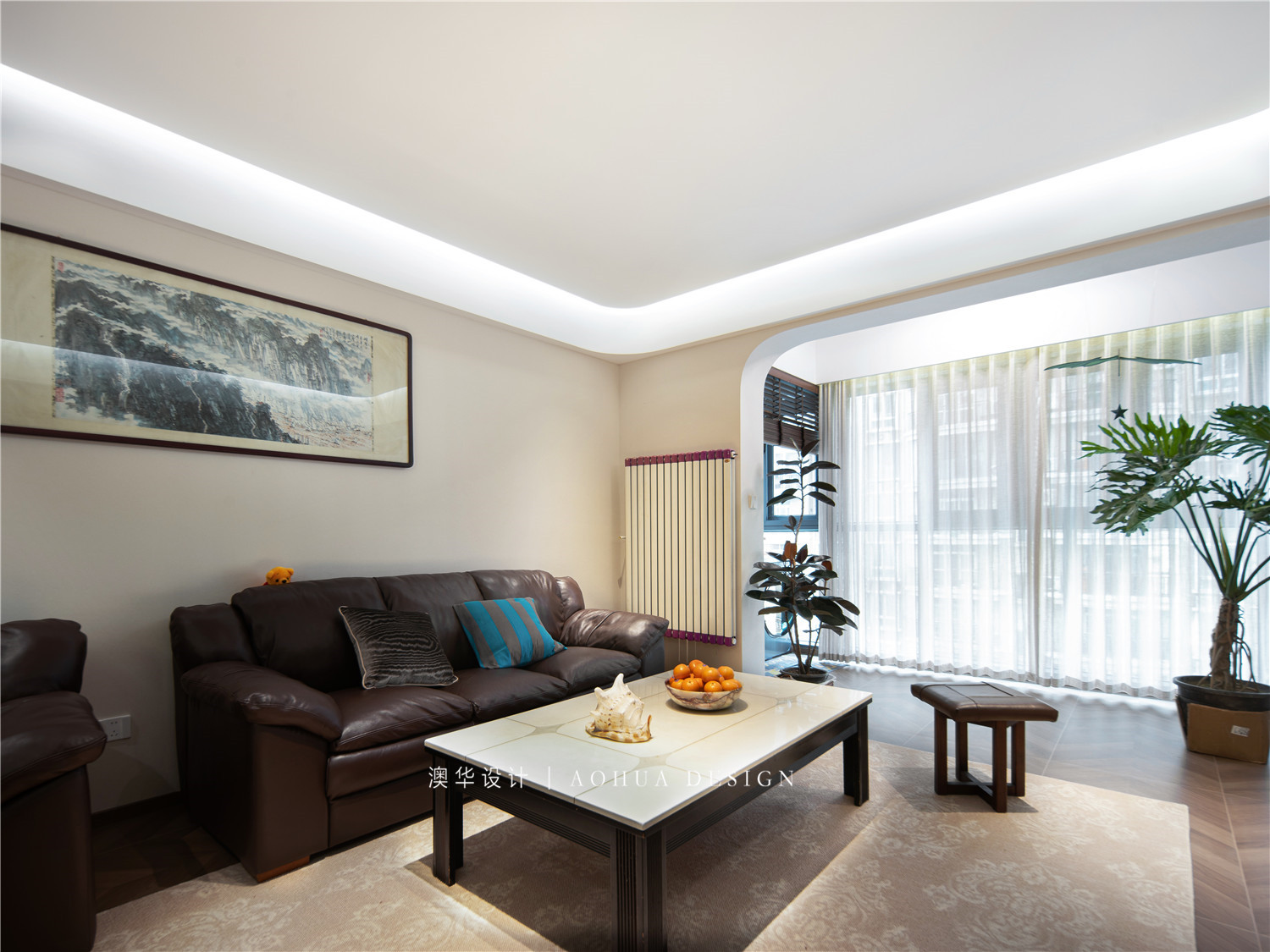 同馨花園二期裝修,現代中古風格