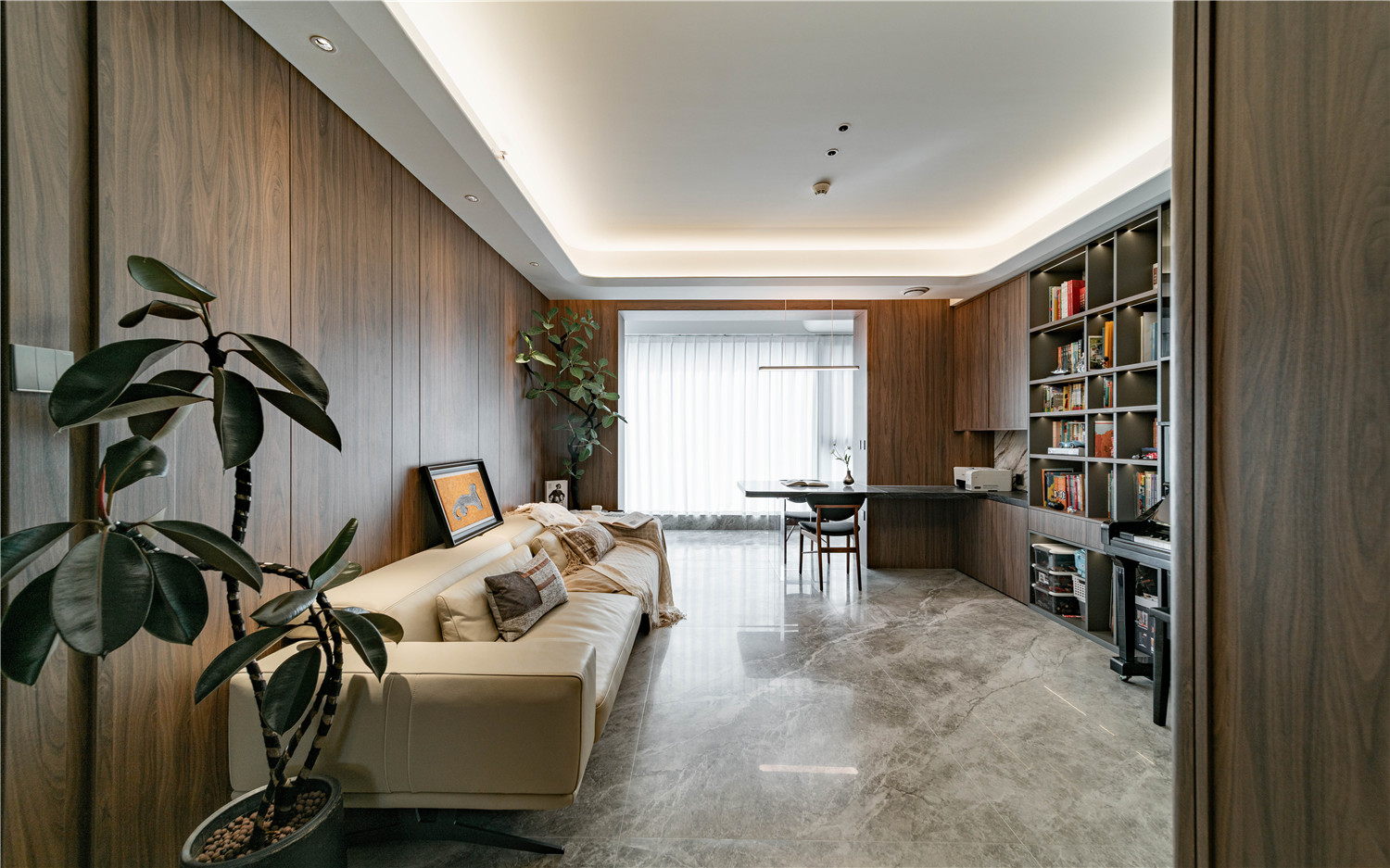 遠洋長江樽裝修,意式簡約風格