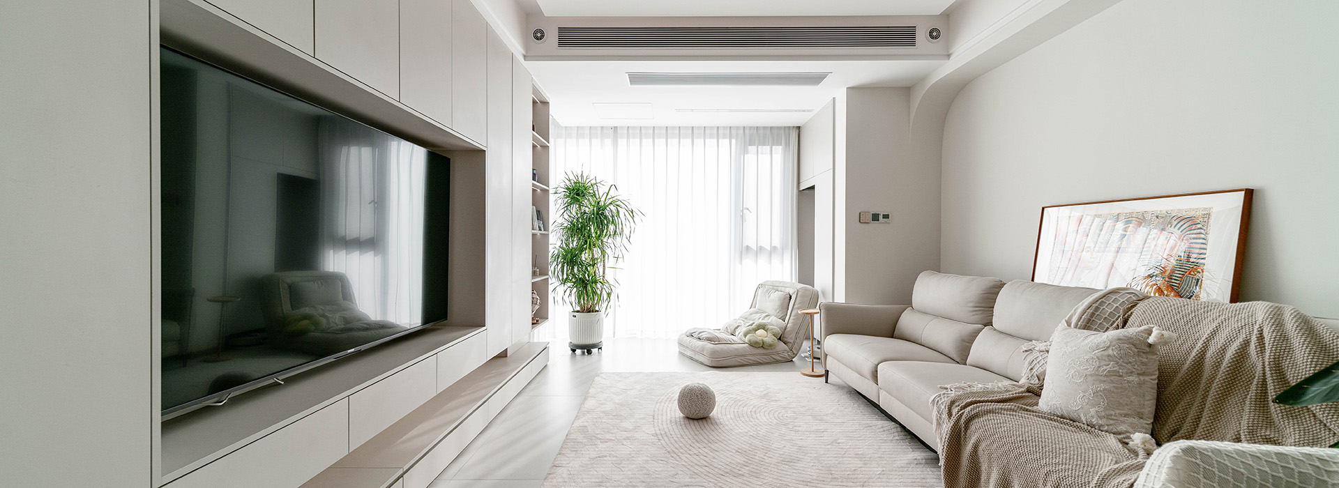 興華嘉天下裝修,奶油風(fēng)裝修