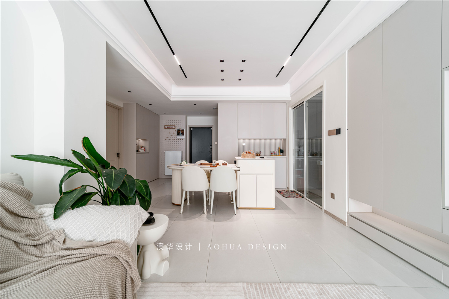 興華嘉天下裝修,奶油風(fēng)裝修