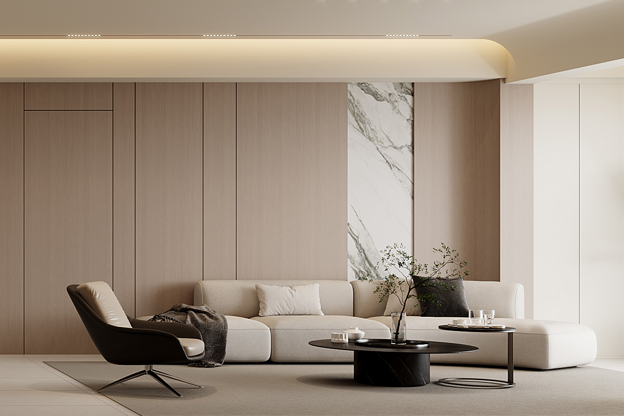 萬達公館裝修,大平層裝修