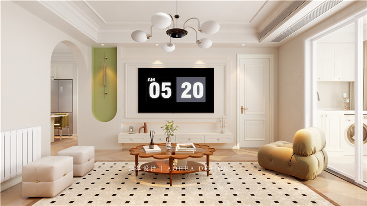 中建御景星城98㎡法式奶油 中建御景星城98㎡法式奶油